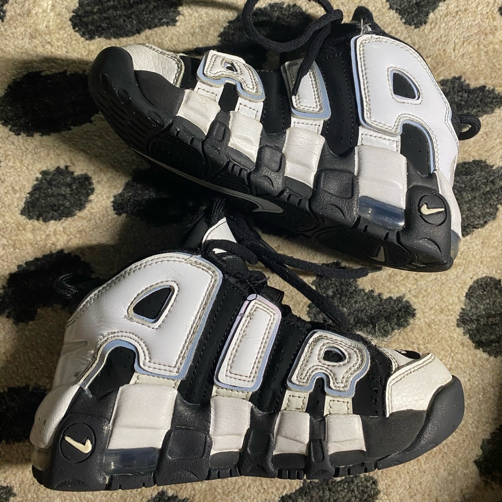 Nike Uptempo- blue/black- 1y